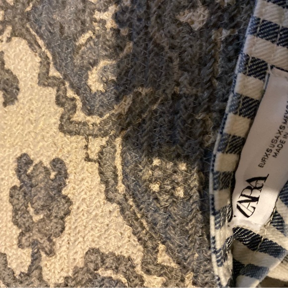 Striped denim Zara crop top - Picture 2 of 3